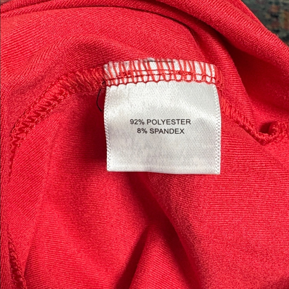 Peter Millar Quarter Zip Pullover Red And Navy Sm… - image 7